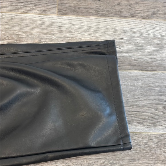 Dynamite Black Faux Leather Pants - Picture 4 of 8